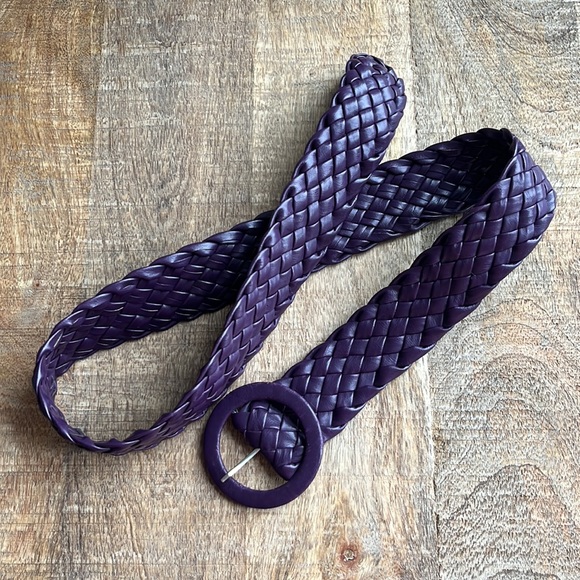 Purple braided belt - Picture 2 of 6